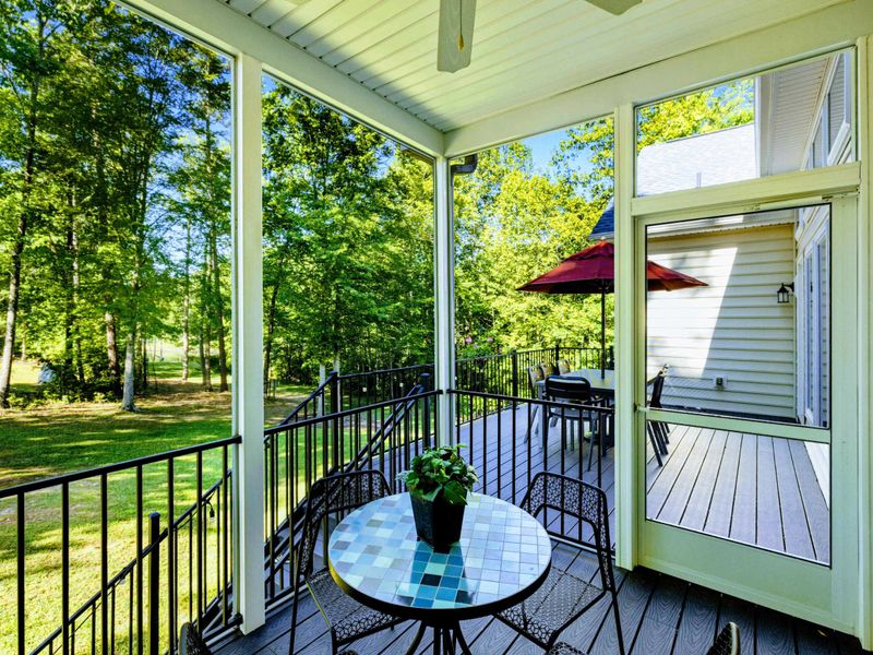 Breezy and Peacefully Tucked Away – This cozy spot offers the comfort of fresh air, minus the bugs or distractions.