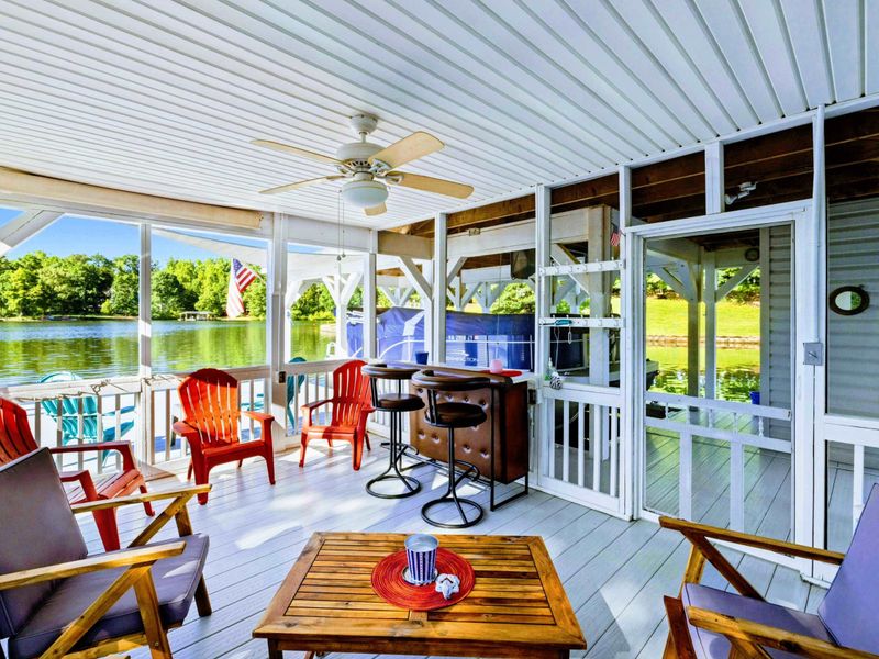 Relax Without Missing a Moment – Enjoy lake breezes, great company, and a shaded seat just steps from the water.
