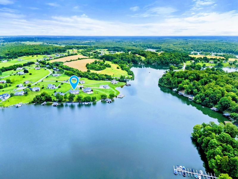 Cove View - The protected cove and surrounding homes create a peaceful, community feel with easy lake access from every lot.
