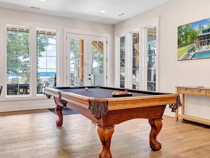 Lower Rec Room with Pool Table