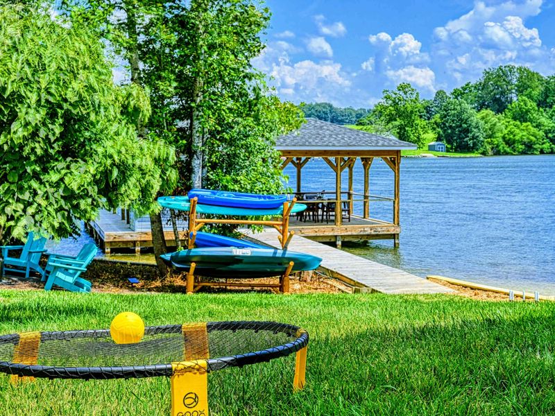 The Dock - A covered dock with boat lift and jet ski ports keeps everything ready the moment you want to be on the water.