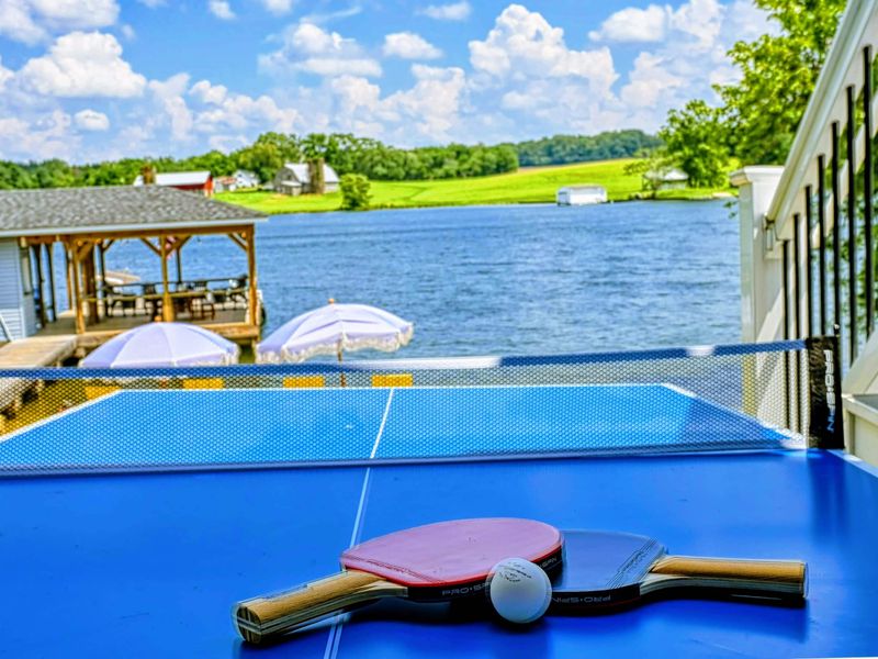 Winner Picks the Next Adventure – Ping pong now, dock later—your only plan is fun.
