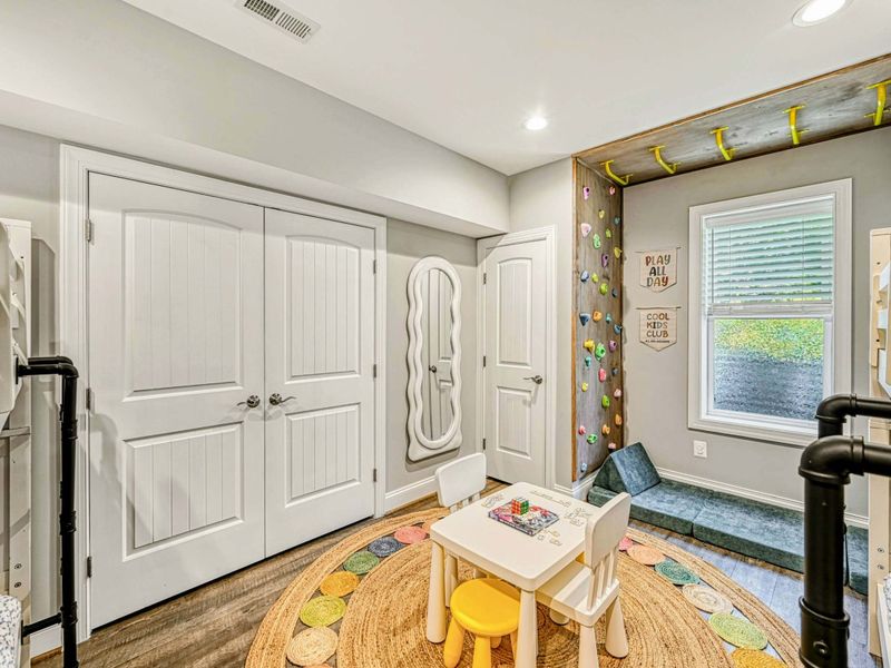Little Adventurers Welcome – A playful space where kids create, climb, and burn off happy energy between lake days.