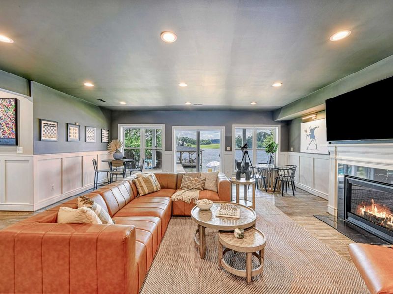 Everyone’s Favorite Hangout – Games in the back, movies in the front, and no one arguing over where to sit.