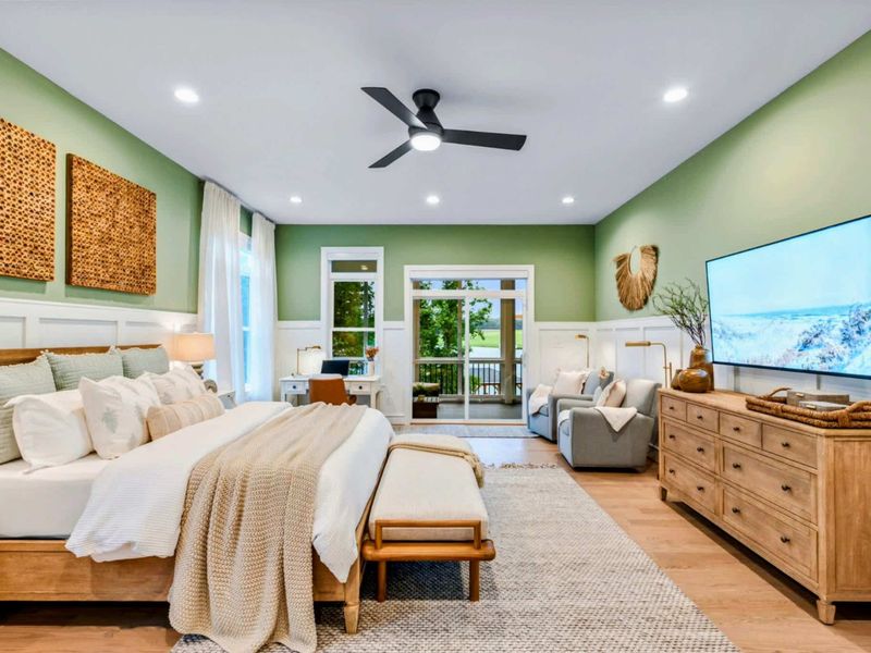 Rest, Then Reset – Soft light, quiet comfort, and a space that makes deep sleep feel easy.