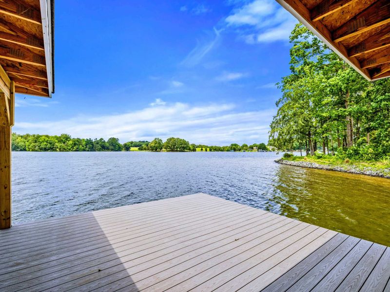 Boat Dock - A covered dock with a wide-water view, made for unhurried days and easy evenings on the lake.