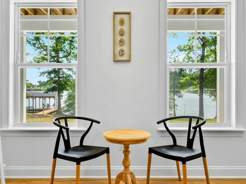 Reading Nook - A cozy spot with lake views, perfect for a book, a cup of coffee, or just watching the boats go by.