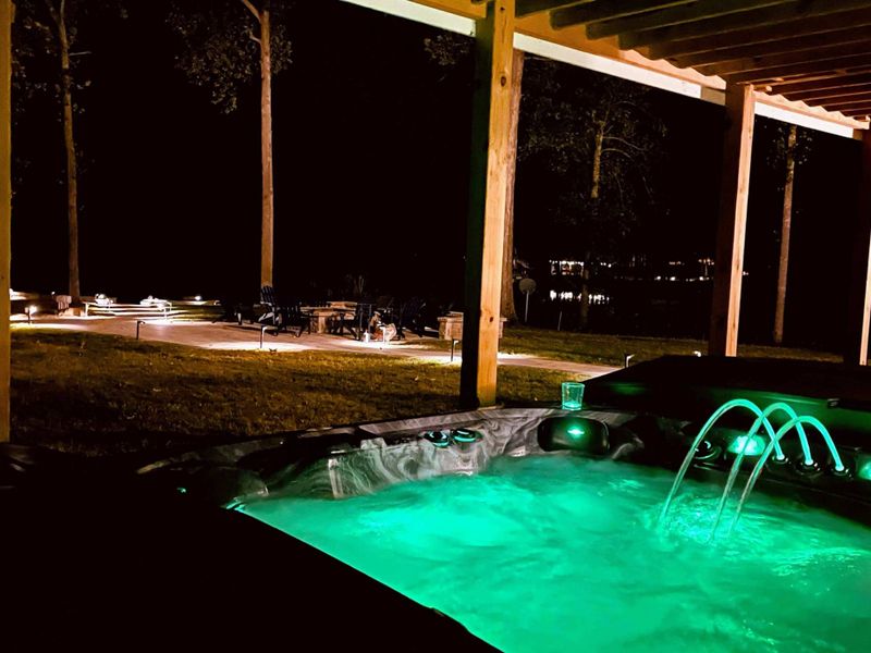 Imagine the sheer bliss of soaking in a bubbling hot tub with friends, nestled by a tranquil lake, as the stars twinkle above and laughter fills the crisp night air.