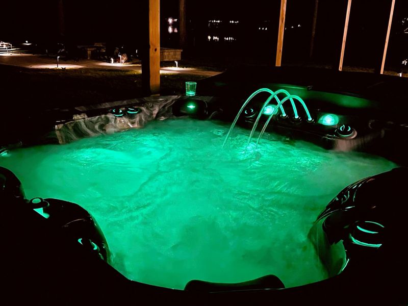 Imagine the sheer bliss of soaking in a bubbling hot tub with friends, nestled by a tranquil lake, as the stars twinkle above and laughter fills the crisp night air.