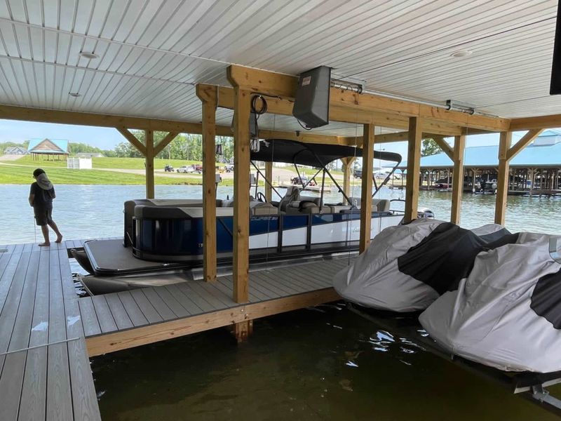Brand-New Pontoon Boat named “Dream Catcher”, A 2024 SunChaser Eclipse model 25 SSB pontoon boat powered by a Yamaha 175 SHO VMAX engine.