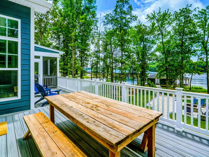 Celebrate a special occasion with a delicious meal or bottle of bubbly on our new massive deck with a breathtaking view!
