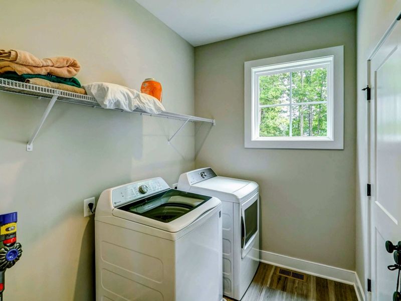 Laundry Room with Washer and Dryer!