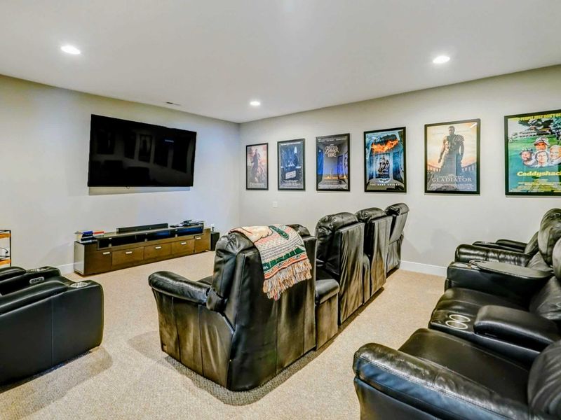 The Theater Room will keep the whole family entertained!