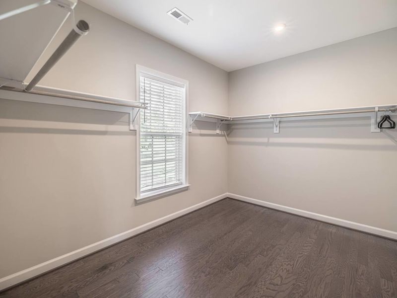 Pack for an extended stay with ease thanks to the ample storage space in our large walk-in closet