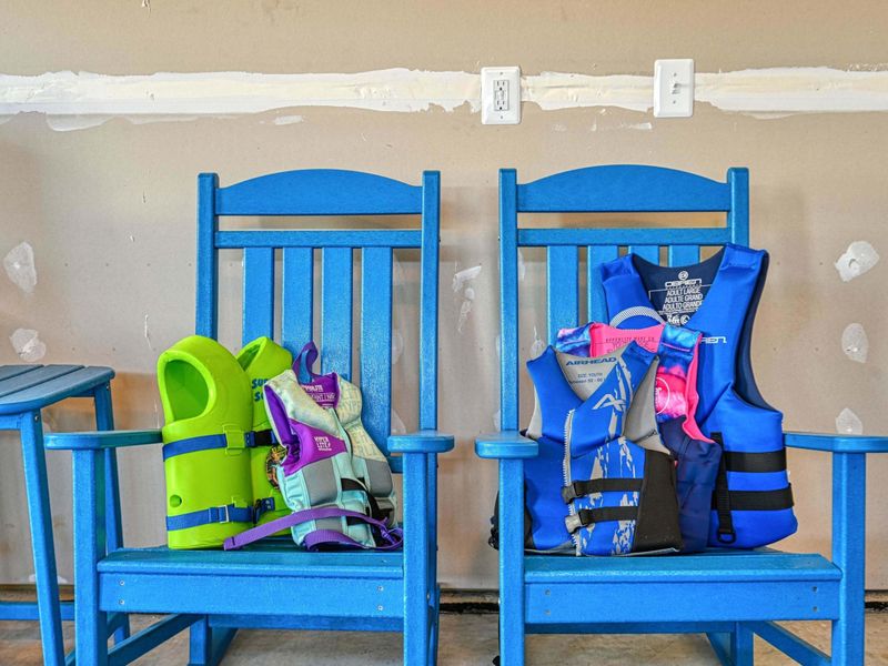 Suit Up & Head Out – Grab a vest, gather the crew, and let the lake fun begin.