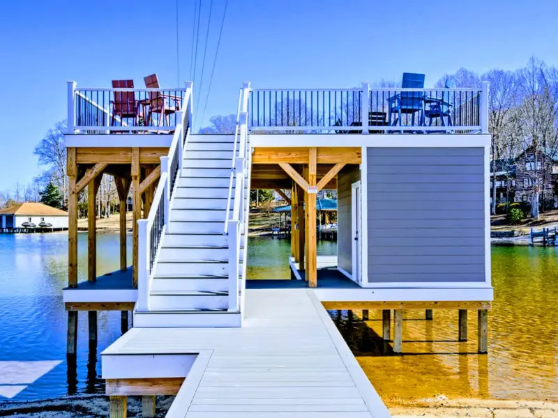 Walk Into Lake Time – A straight, simple path to sun, shade, and that first deep exhale of vacation.
