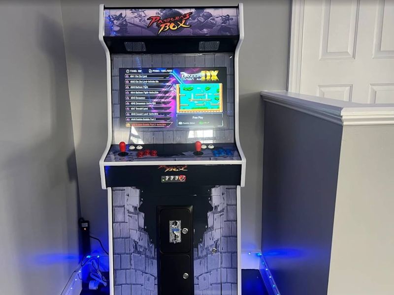 Arcade Cabinet - Classic multi-game arcade machine loaded with retro favorites for all ages.