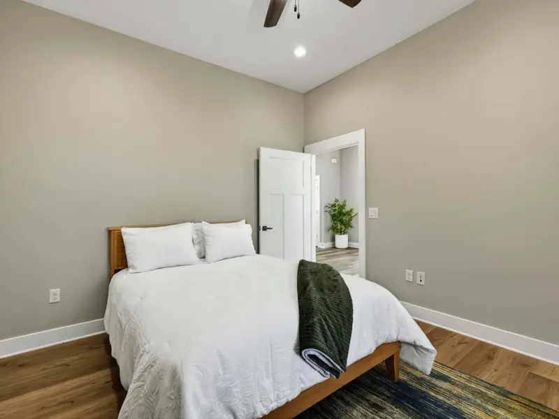 Bedroom Detail - Every detail is considered, from the bedding to the natural light.