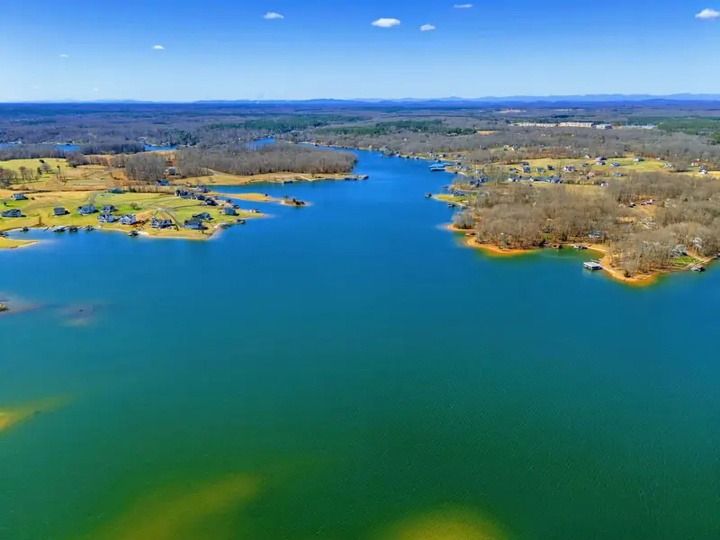 Lake Anna Aerial - Coves, wooded points, and open water as far as the eye can see.
