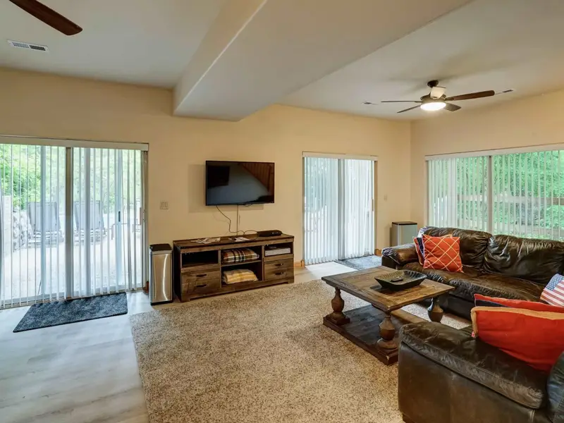 The Fun Never Stops - With room for everyone, the game room becomes command central for every evening.
