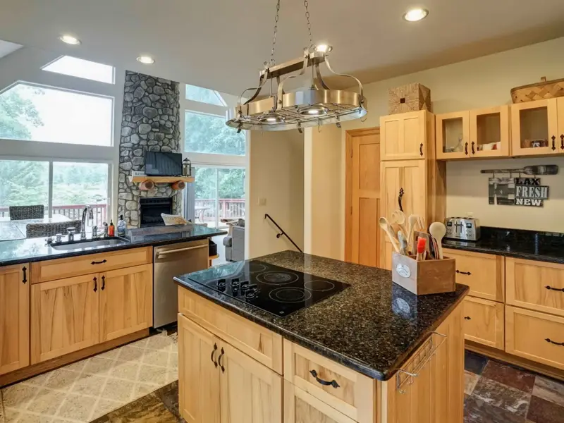 Coffee, Then Lake - Counter space, quality coffee, and a bright window set the tone for a perfect morning.