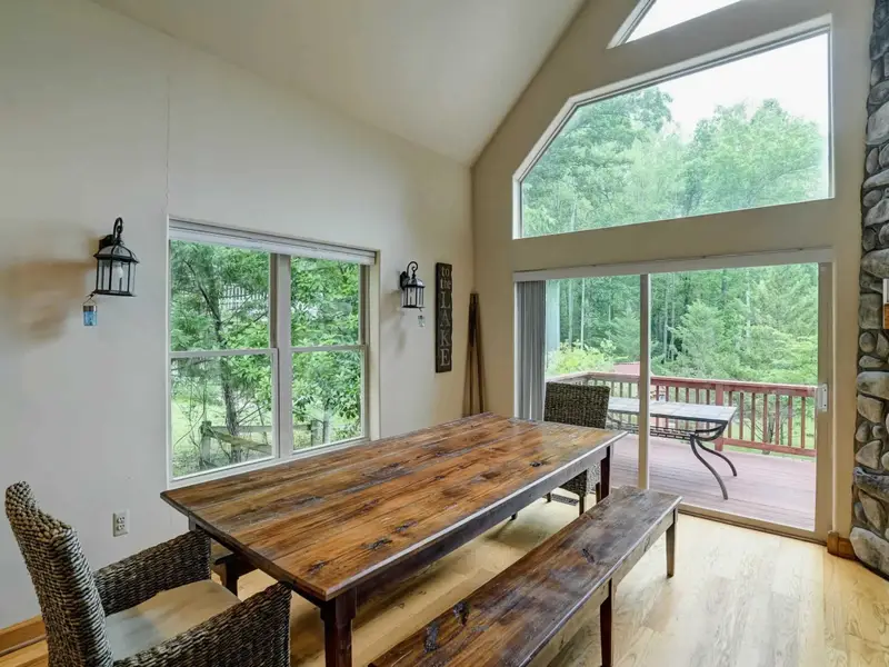 Set the Table for Everyone - The dining area seats the whole group comfortably, with natural light pouring in.