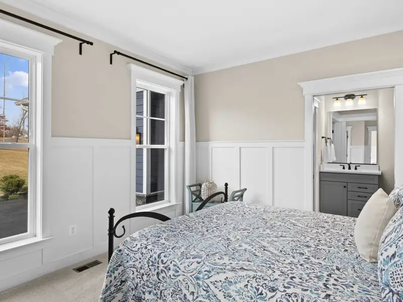 Queen Bedroom - The main-floor queen bedroom, easy for those who prefer to skip the stairs.