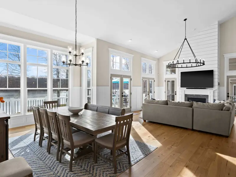 Dining Room - The dining area, kitchen, and great room flow seamlessly together across the open main level.