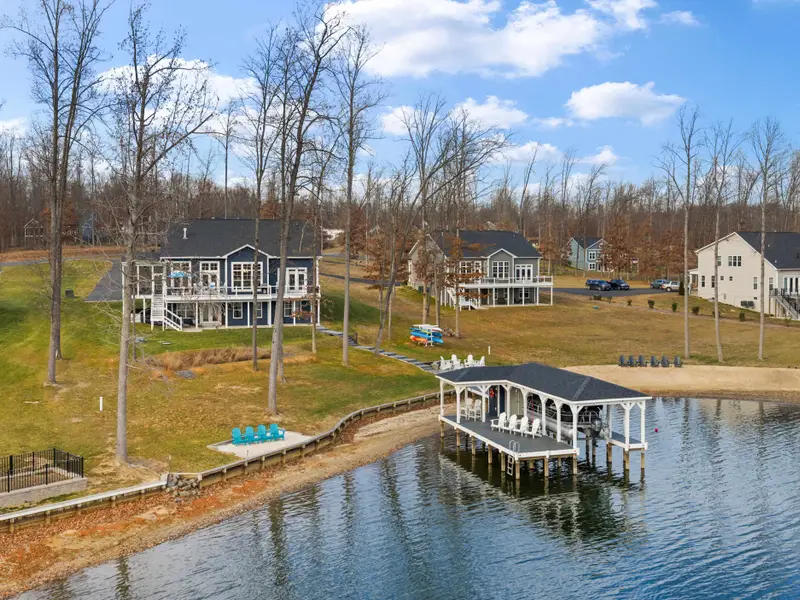 Boathouse - The house on the hill and the boathouse over the water, the full picture of Fairview Lake Haven from the cove.