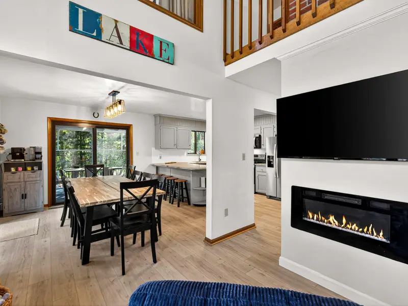 Modern Warmth: Sleek lines meet cozy comforts for the ultimate relaxation zone.