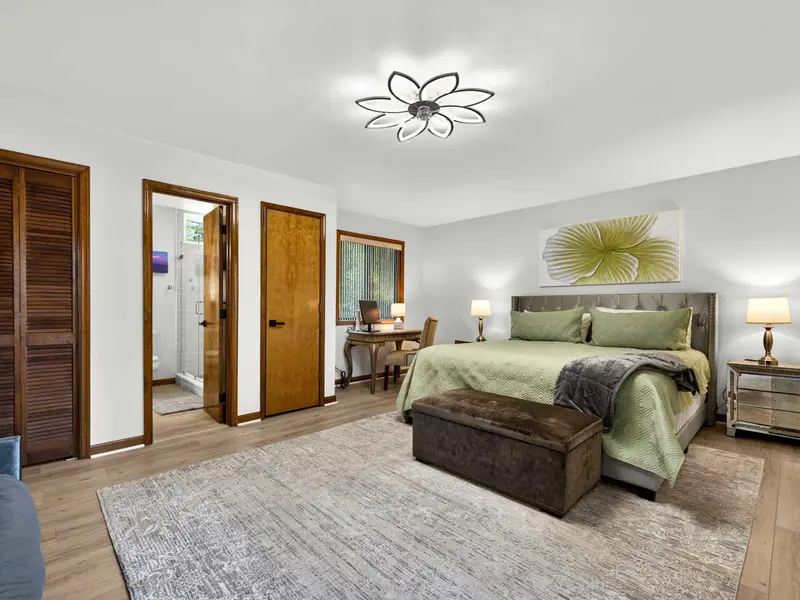 Private Viewing: Your own wall-mounted TV for quiet evenings in bed.
