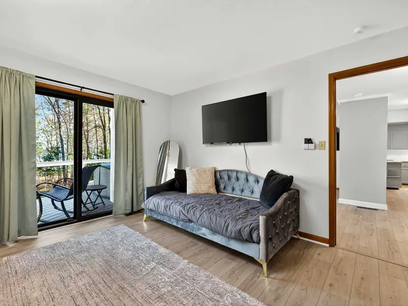 Direct Deck Access: Step straight from your bedroom onto the deck for a sunrise coffee.