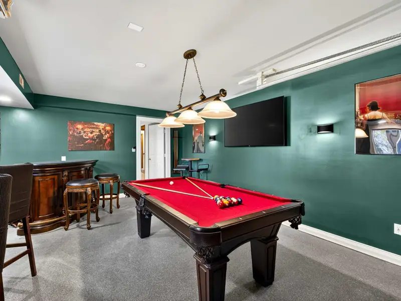Bullseye: Challenge your friends to a tournament at the dartboard station.