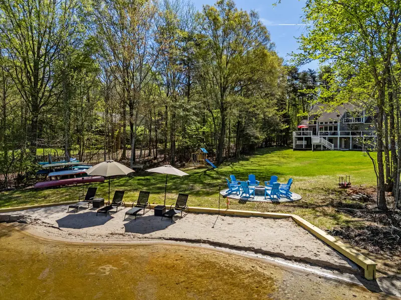 Quiet Cove: See how protected and calm the water is at our shore.
