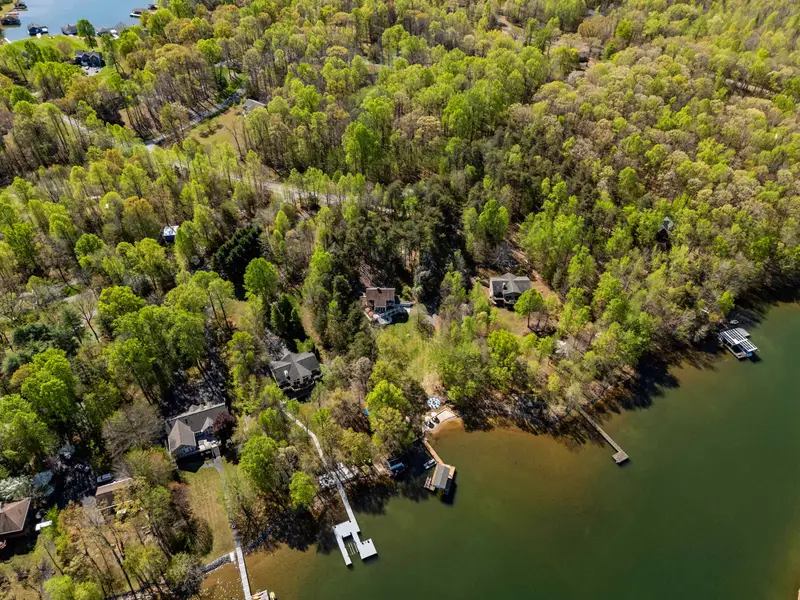 High-Altitude Peace: A quiet, serene look at the lake from above.