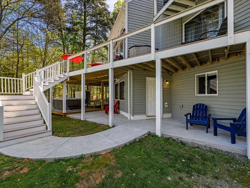 Upper Deck Dining: The best seat on the property for a sunset BBQ.