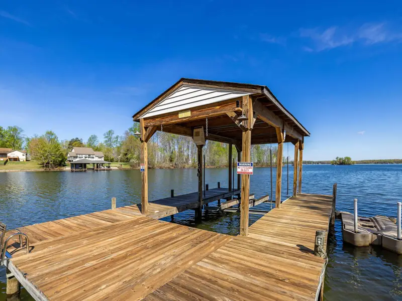 Launch Point: The dock is ready for your boat or rentals.