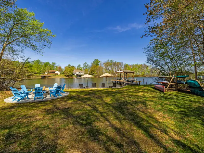 Lakeward Path: Follow the lawn down to where the water meets the sky.