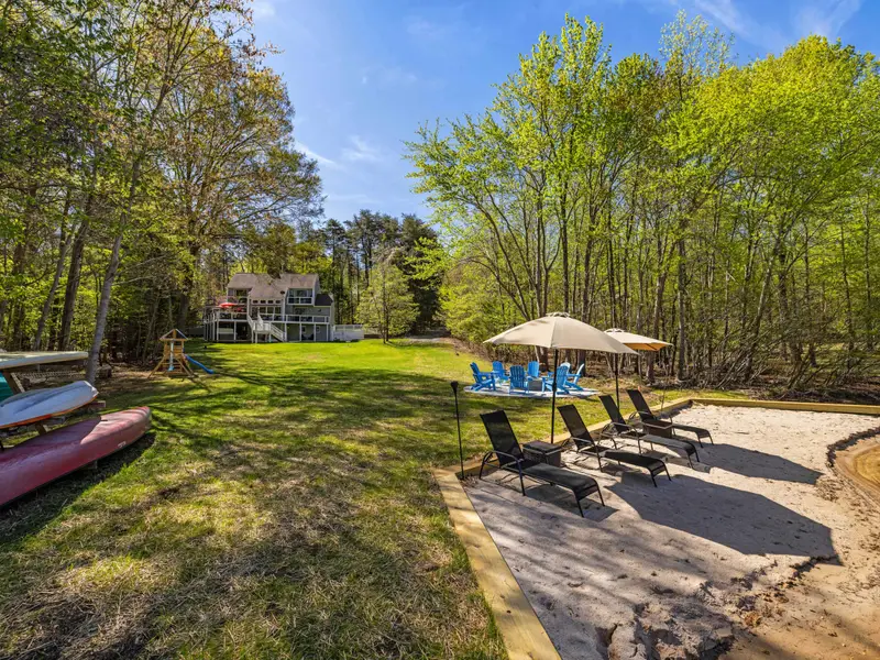 Dock Perspective: Nestled in the trees for a private, quiet feel.