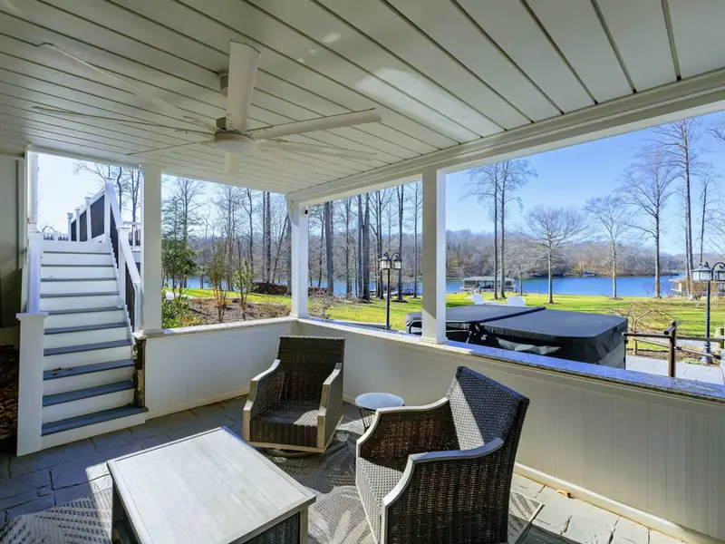 Patio - The patio extends the home outdoors, with room for dining, lounging, or simply watching the boats go by.