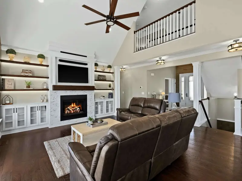 Great Room - The heart of the home, where coffee in the morning becomes movie nights in the evening.