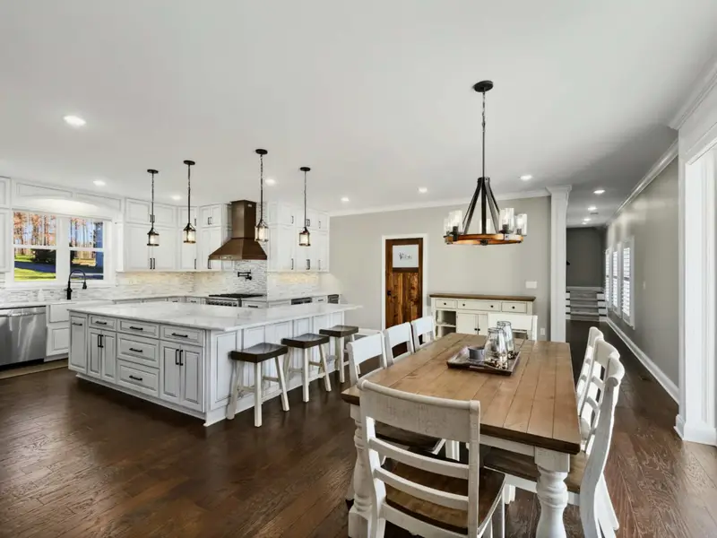 Kitchen - Modern finishes, generous storage, and a layout designed around big-group dinners.
