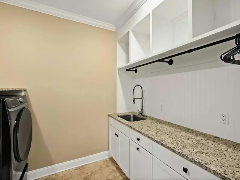 Laundry - Full-size washer and dryer on the main level, easy after a day on the water.