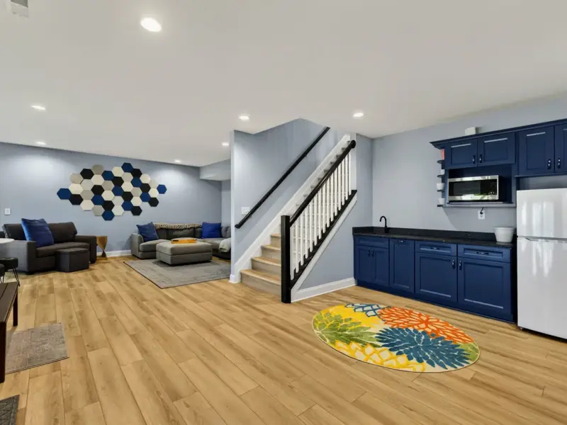 Game Room - Walkout to the lower patio and hot tub through sliding doors.