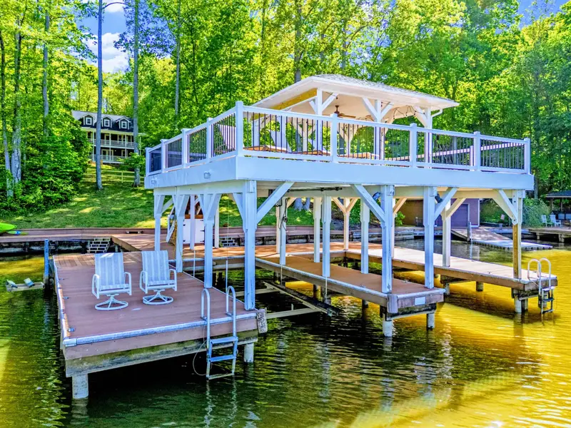 Dock - The lower dock platform, your launching pad for swimming and boating.
