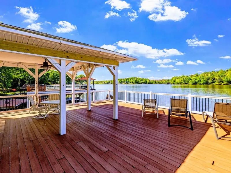 Dock - Cushioned seating on the upper deck, the spot to land between rides on the water.