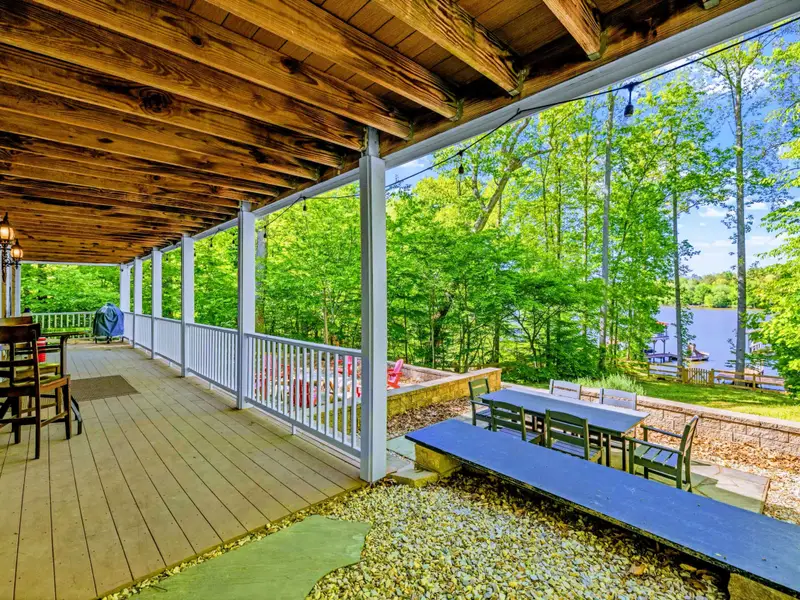 Lower Porch - The lower-level decking gives you another shaded outdoor option year-round.