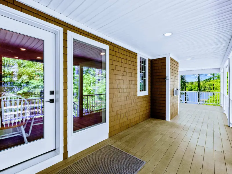 Upper Porch - Access the covered porch straight from the main living space.