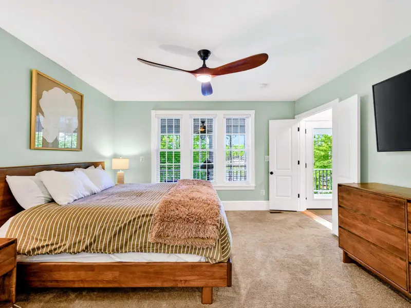 Primary Suite - A cozy place to rest after a full day at the lake.