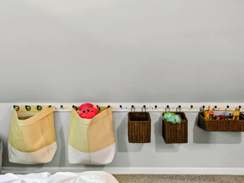 Bonus Room - Baskets full of fun surprises wait for small hands to find them.